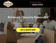 Tablet Screenshot of brisvegasremovals.com.au